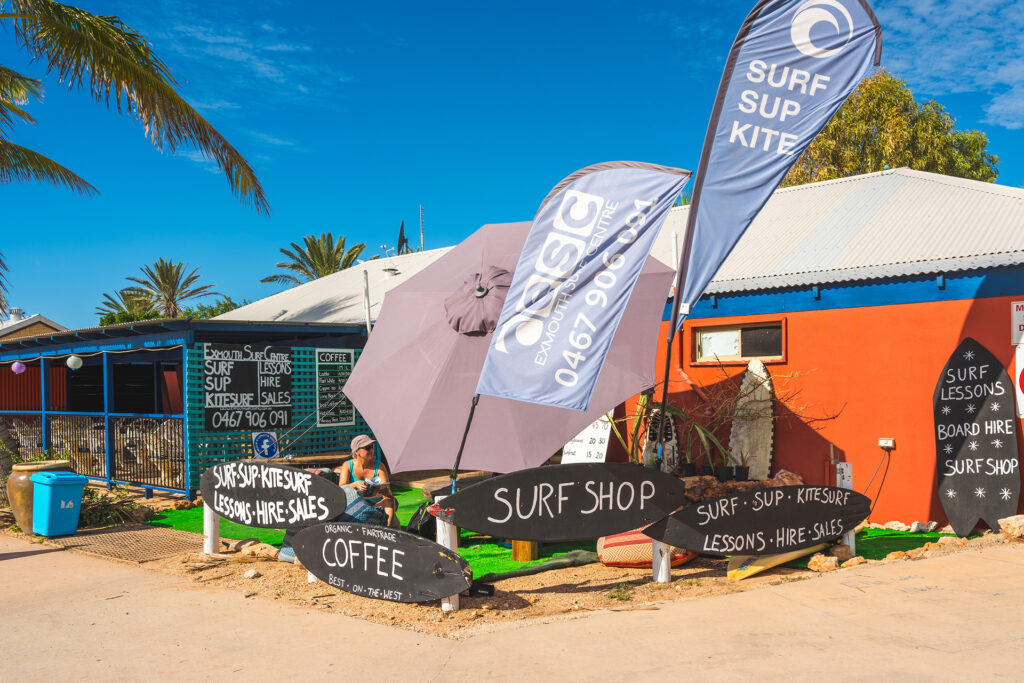 You can rent gear from Exmouth Adventure Co on Pelias Street or Exmouth Surf Centre. Photo credit: Tourism Western Australia