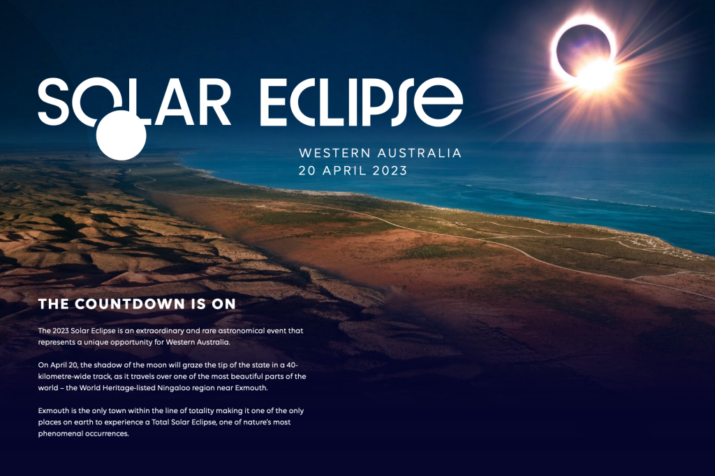 Ningaloo Eclipse website